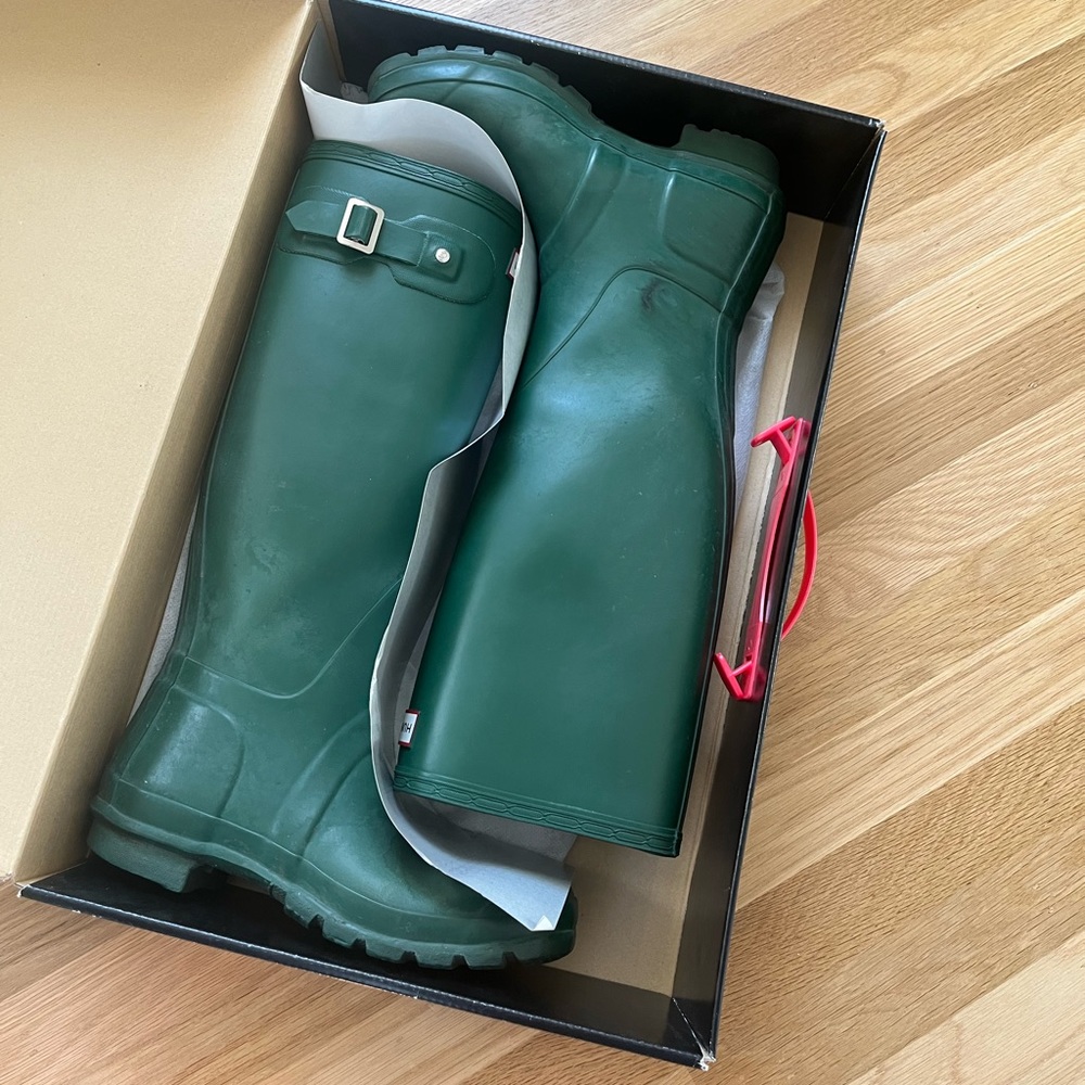 Hunter Original Tour rain boots size 38